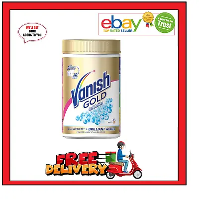 Vanish Gold Oxi Action Powder Fabric Stain Remover. Up To 3 Shades Whiter 625g • £7.95