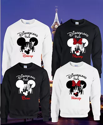 Personalised Disneyland Paris Family Sweatshirt Disney World 2024 Unisex Jumper • £19.99