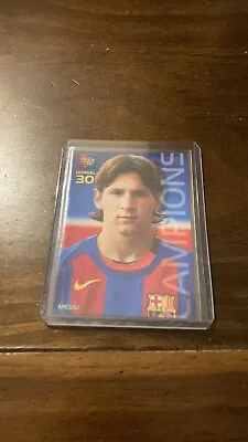 Lionel Messi Rookie REPRINT - 2004-05 Megacracks Barca Campeon RC • $34.99