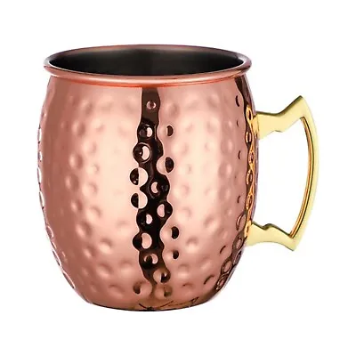 Moscow Mule Cup Stainless Steel CopperCoffee MugTea MugNew • $16.79