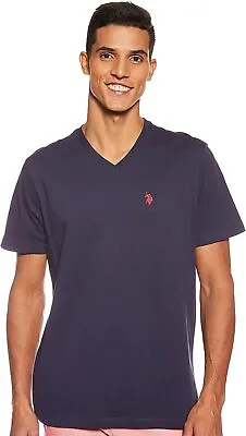 $20 • Buy U.S. Polo Assn. Men's Solid V-Neck Short Sleeve T-Shirt