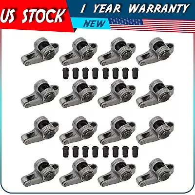 Fits Chevy Bbc 454 1.7 Ratio 7/16  Stainless Steel Roller Rocker Arm Set • $125.99