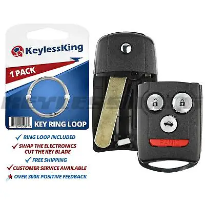 New Replacement Keyless Entry Remote Flip Car Key Fob Shell Case For Acura • $9.95