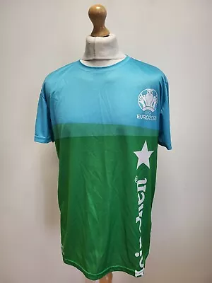 £14.99 • Buy Z516 Mens Heineken Blue Green Euro 2020 S/sleeve Football T-shirt Uk Xl Eu 56