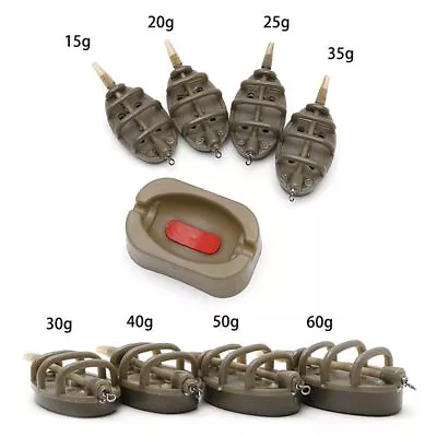 Fishing Tools For Carp Lead Sinker Bait Holder Mould Kit Inline Method Feeders • $18.41