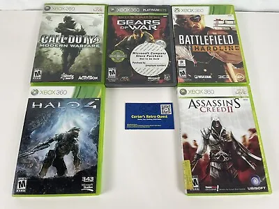 Lot Of 5 Xbox 360 Video Games Bundle-Gears Of War COD Modern Warfare Battlefield • $14.87