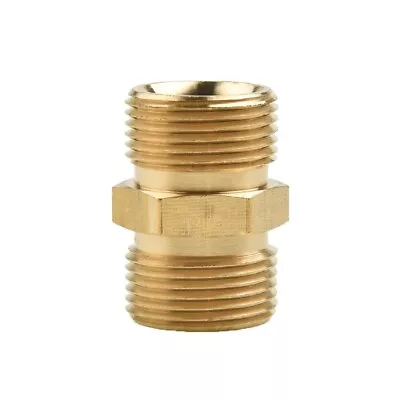 Adaptor M22/14mm To Male Adaptor Pressure Pump Golden Hose Outlet For Karcher • $12.29