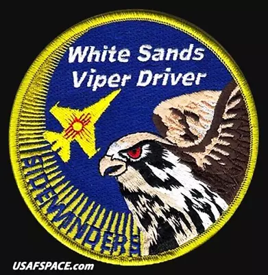 USAF 311th FIGHTER SQ -F-16C–WHITE SANDS VIPER DRIVER–SIDEWINDERS-ORIGINAL PATCH • $11.95