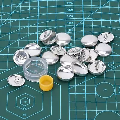 (20mm)Buttons To Cover Round Button Base Cover Buttons Kit Self Cover Buttons • £4.60