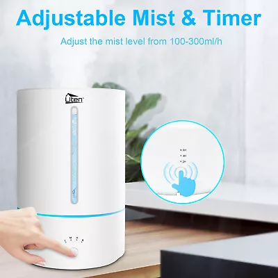 5L Air Humidifier Aroma Oil  Diffuser Ultrasonic 7 Color LED Light Home Relax • £59.99