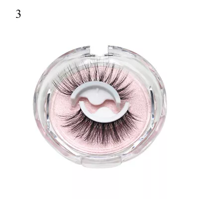2Pcs Fake Eyelashes Natural Reusable Self-adhesive False Eyelashes 3D Mink ! • £2.99