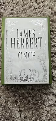 Once By James Herbert (Hardcover 2001) Signed Edition. • £45