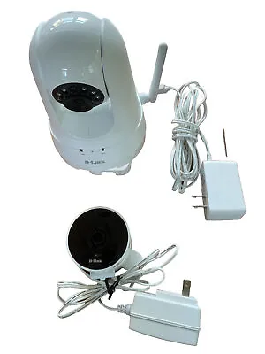 Two (2) D-Link Wireless Security Cameras Indoor Wifi • $49.95