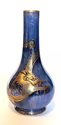 Wedgwood Fairyland Lustre Celestial Dragon Vase - Daisy Makeig-Jones - Blue • £215