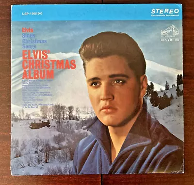 Elvis Presley Christmas Album Vinyl LP RCA LPM-1951 Mono • $9