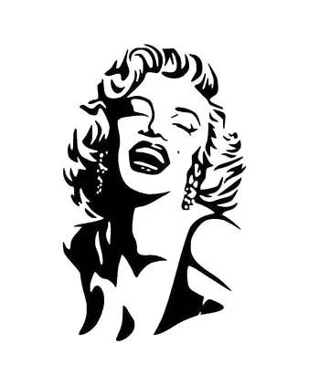 Marilyn Manroe In Or Outdoor Anywhere Art Decal/Sticker Gloss Vinyl  20cm X 30cm • £6.95