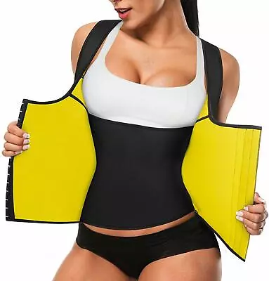 $12.99 • Buy Womens Waist Trainer Shaper Weight Loss Slimming Tanks Neoprene Sauna Sweat Vest