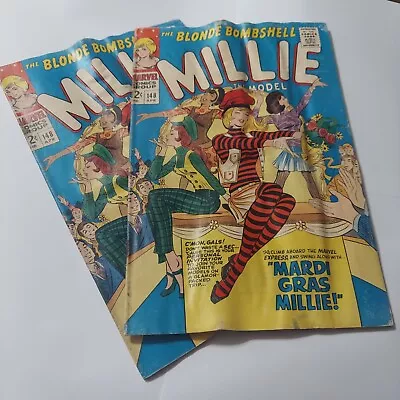 Millie The Model #148 Comic Book  Mardi Gras Millie  Cover DAMAGED 2X COPIES • $9.99