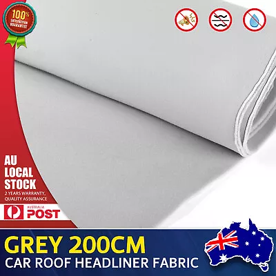 2 X1.5m X3mm Auto Headliner Upholstery DIY Rebuild Fabric Softpuffy To The Touch • $47.39