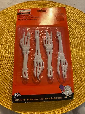 Halloween Sticky Bone Hands Party Favors • $6