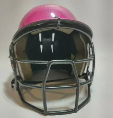 Air Vortex Pink Black Softball Batting Helmet W/ Face Mask Shield Guard NOCSEA • $25.49