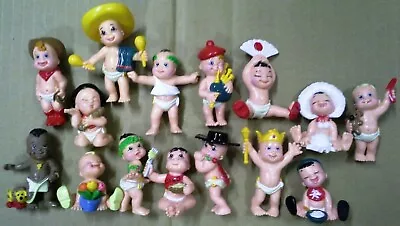 Galoob 1992 Magic Diaper Babies Round The World PVC Figure Full Set 15pcs Loose • $27.99