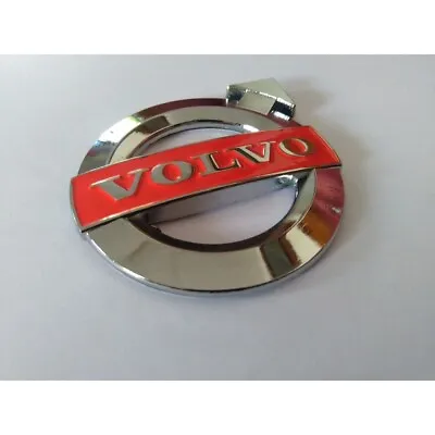 Volvo Emblem Grille Red 240 244 Front METAL Emblem Sticker 65mm New • $9.50