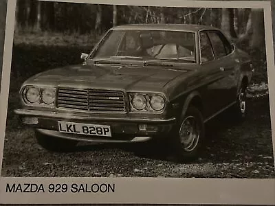 Mazda 929 Saloon Car Promo Press Release Sales Photo Frameable • $4.67