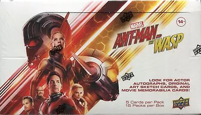 Upper Deck Marvel Antman & The Wasp Factory Sealed Trading Card Hobby Box • $0.99