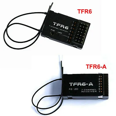 $42.83 • Buy For Futaba FASST FrSky TF Module TFR6 TFR6-A 7 Channel 2.4G Receiver Compatible