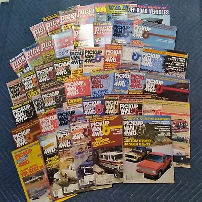 Vintage  1970s Pick Up Van 4x4 Magazine Lot 45 Issues Trucks Off Road 4wd Dodge • $99