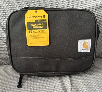 Carhartt Model C10286 Insulated 4 Can Lunch Cooler 10.5x8.5x4 Lunch Box New • $22.49