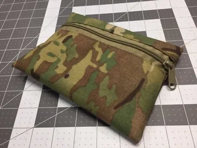 LIVESOUTSIDE.COM MultiCam Standard Camo Tan Green Zipper Bag Small USA Made!! • $19.99