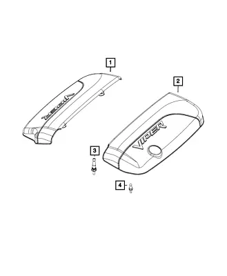 Genuine Mopar Ignition Coil Cover Left Side 5038587AE • $201.99