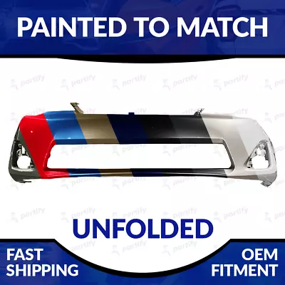 NEW Painted Unfolded Front Bumper For 2012 2013 2014 Toyota Camry LE/XLE/Hybrid • $283.99