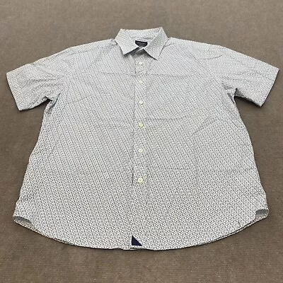 $24.95 • Buy UNtuckit Shirt Mens Medium Bicycle Polka Dot Print Short Sleeve Modern