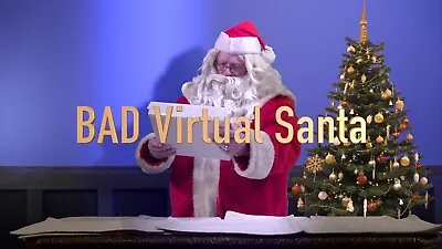 VIRTUAL Santa BAD VIRTUAL SANTA The Comic Virtual Santa Version Of 2020 - DVD • $25.95