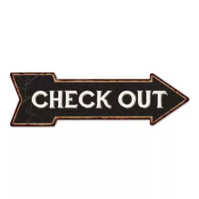 Check Out Black Rt Arrow Vintage Looking Metal Sign 5x17 205170003019 • $22.95