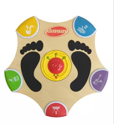 Diggin Wobble Deck TESTED Electronic Balance Board Game By Worlds Apart Wooden • $16.49