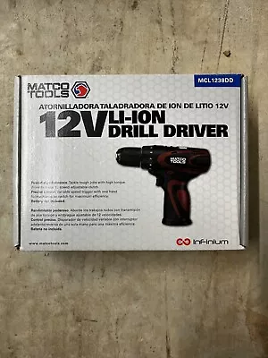 Matco MCL1238DD 3/8 Drill Driver W/Battery - NEW IN BOX • $159.95