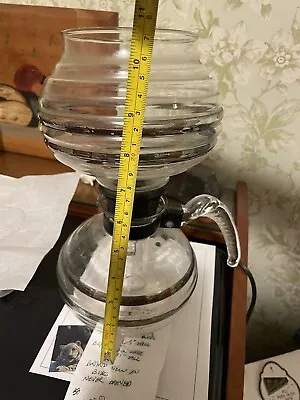 Vintage Double Bubble Ribbed Glass Vacuum  Coffee Percolator • $90