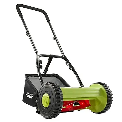 £26 • Buy Garden Lawnmower Push Along Manual Cylinder 17L 30cm Grass Cutting Width