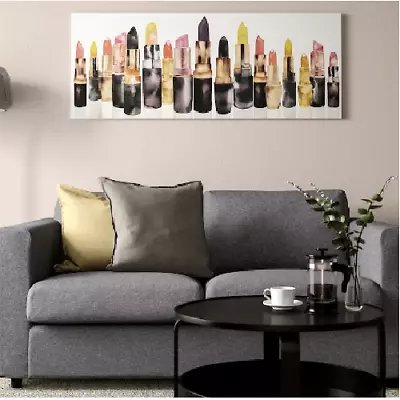 IKEA BJORKSTA 55  X 22  Picture Lipstick Collection Canvas ONLY (NO Frame) • $57.99