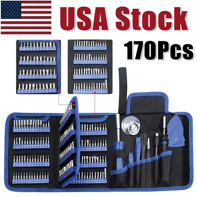 170 In 1 Magnetic Precision Screwdriver Set PC Phone Electronics Repair Tool Kit • $18.99