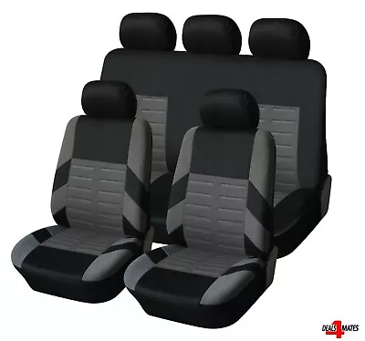 For Bmw Mini Cooper Full Set Grey Seat Covers Soft Breathable Fabric Protectors • £19.99