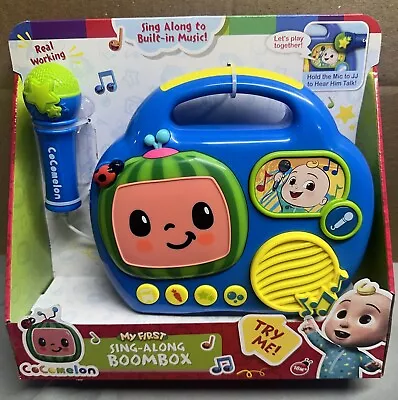 Cocomelon My First Sing-Along Toddler Boombox With Built In Microphone BRAND NEW • $18.99