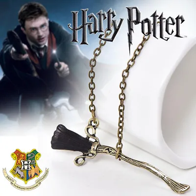 Firebolt Broomstick Necklace Harry Potter Wizarding World Hogwarts Quidditch HP • $9