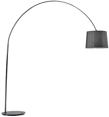 £393.48 • Buy Shade Standing ↥2320 Mm | Classic | Fabric | Black | Textile | Stand Arch Lamp...
