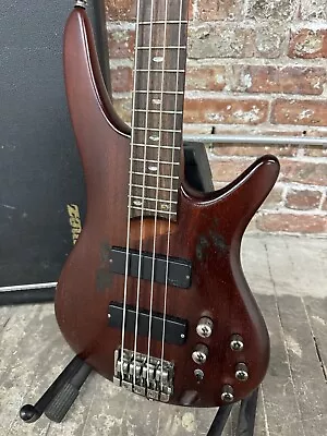 Ibanez SR500E Bass Active Bartolini Mahogany W Orig Deluxe Hard Case • $519.99