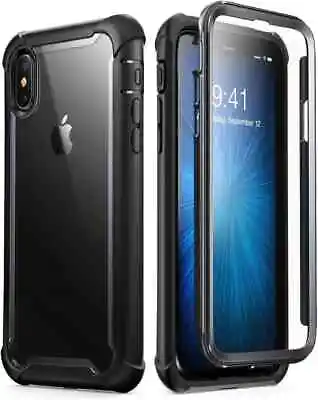 $20 • Buy I-Blason Case For IPhone X/Xs Rugged Clear Bumper Case With Built-in Screen Prot